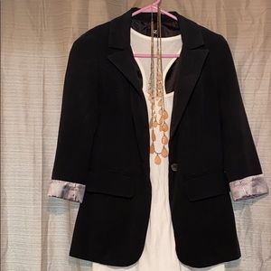 Black blazer.